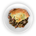 Beef & Onion Pie 